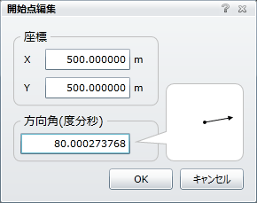 開始点編集画面