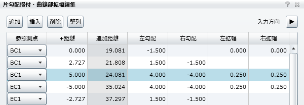 行の削除