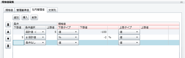 「条件」の追加