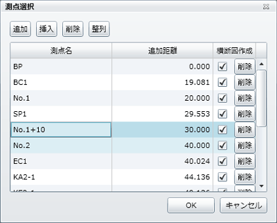 行の整列