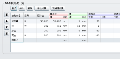 「検測点」の追加